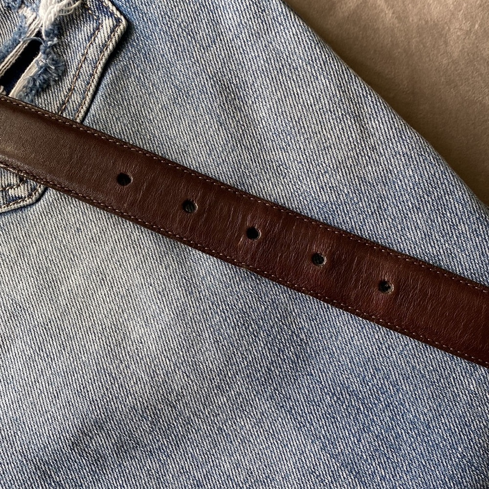 Brighton USA Large Brown Leather Belt - Picture 11 of 14